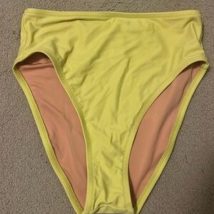 Yellow Women's Swim Bottom
